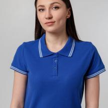 Рубашка поло женская Virma Stripes Lady, ярко-синяя / Миниатюра WWW (1000)