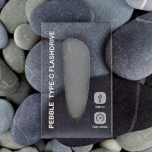 Флешка Pebble Type-C, USB 3.0, серая, 32 Гб / Миниатюра WWW (1000)