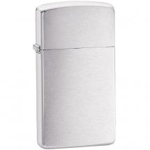 Зажигалка Zippo Slim Brushed, матовая серебристая