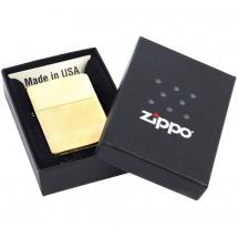 Зажигалка Zippo Classic Brushed, золотистая / Миниатюра WWW (1000)