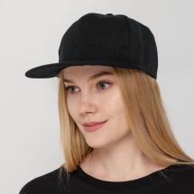 Бейсболка Snapback с прямым козырьком, черная / Миниатюра WWW (1000)