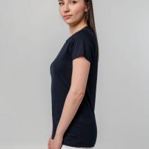 Футболка женская T-bolka Stretch Lady, темно-синяя (navy) / Миниатюра WWW (1000)