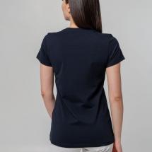 Футболка женская T-bolka Stretch Lady, темно-синяя (navy) / Миниатюра WWW (1000)