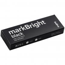 Флешка markBright Black с синей подсветкой, 32 Гб / Миниатюра WWW (1000)