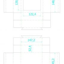 Коробка с окном Vindu, средняя / Миниатюра WWW (1000)