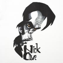 Футболка «Меламед. Nick Cave», белая / Миниатюра WWW (1000)