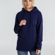 Толстовка с капюшоном унисекс Hoodie, темно-синяя / Миниатюра WWW (1000)