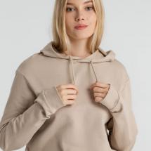 Толстовка с капюшоном унисекс Hoodie, бежевая / Миниатюра WWW (1000)