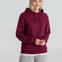 Толстовка с капюшоном унисекс Hoodie, бордовая / Миниатюра WWW (1000)